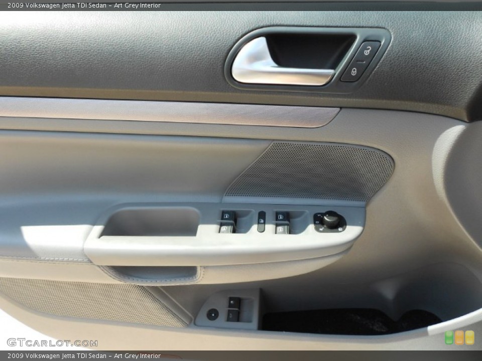 Art Grey Interior Door Panel for the 2009 Volkswagen Jetta TDI Sedan #53698383