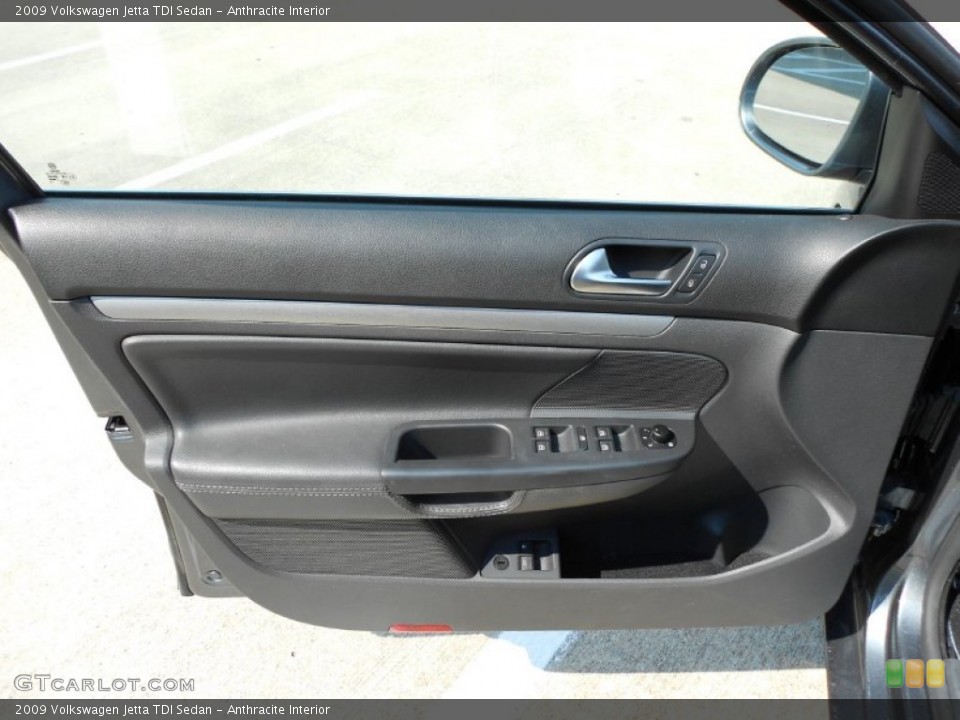 Anthracite Interior Door Panel for the 2009 Volkswagen Jetta TDI Sedan #53698461