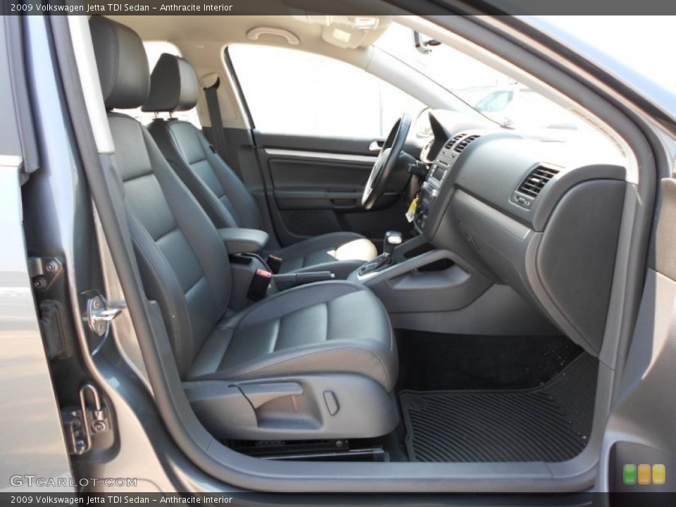 Anthracite Interior Photo for the 2009 Volkswagen Jetta TDI Sedan #53698485