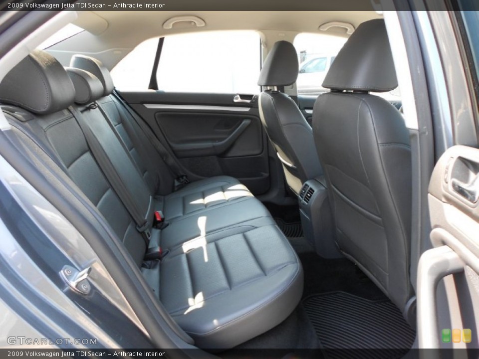 Anthracite Interior Photo for the 2009 Volkswagen Jetta TDI Sedan #53698499