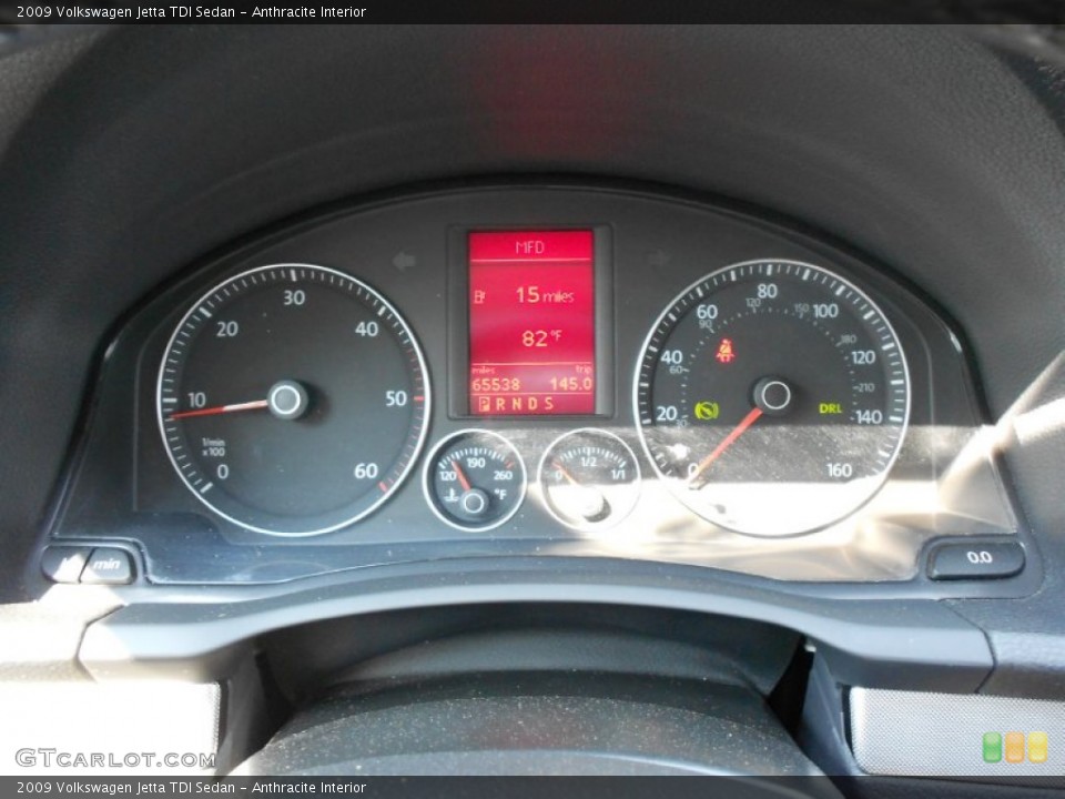 Anthracite Interior Gauges for the 2009 Volkswagen Jetta TDI Sedan #53698542