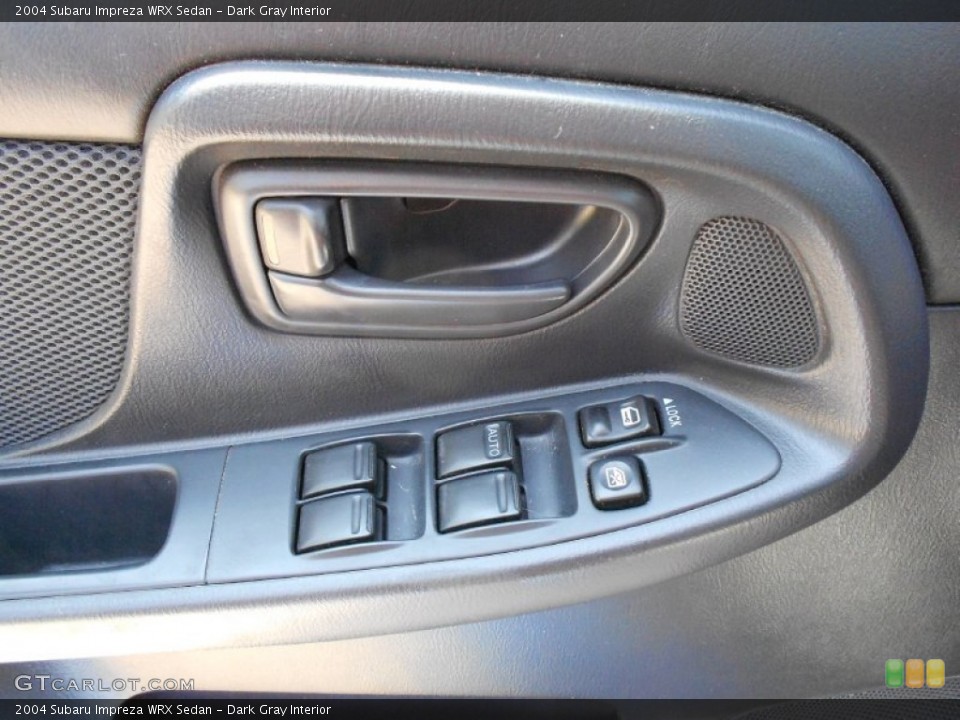Dark Gray Interior Controls for the 2004 Subaru Impreza WRX Sedan #53699952