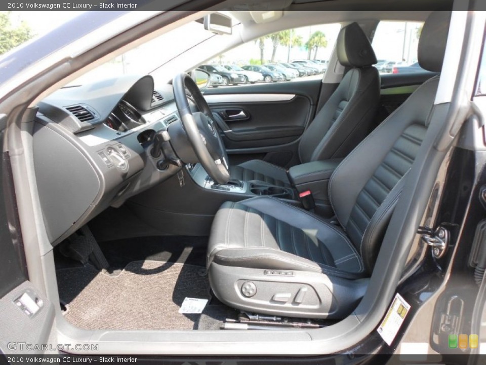 Black Interior Photo for the 2010 Volkswagen CC Luxury #53700051