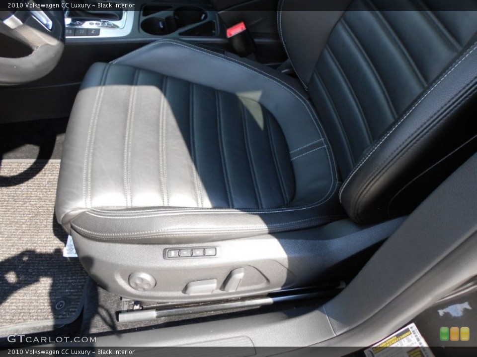 Black Interior Photo for the 2010 Volkswagen CC Luxury #53700060