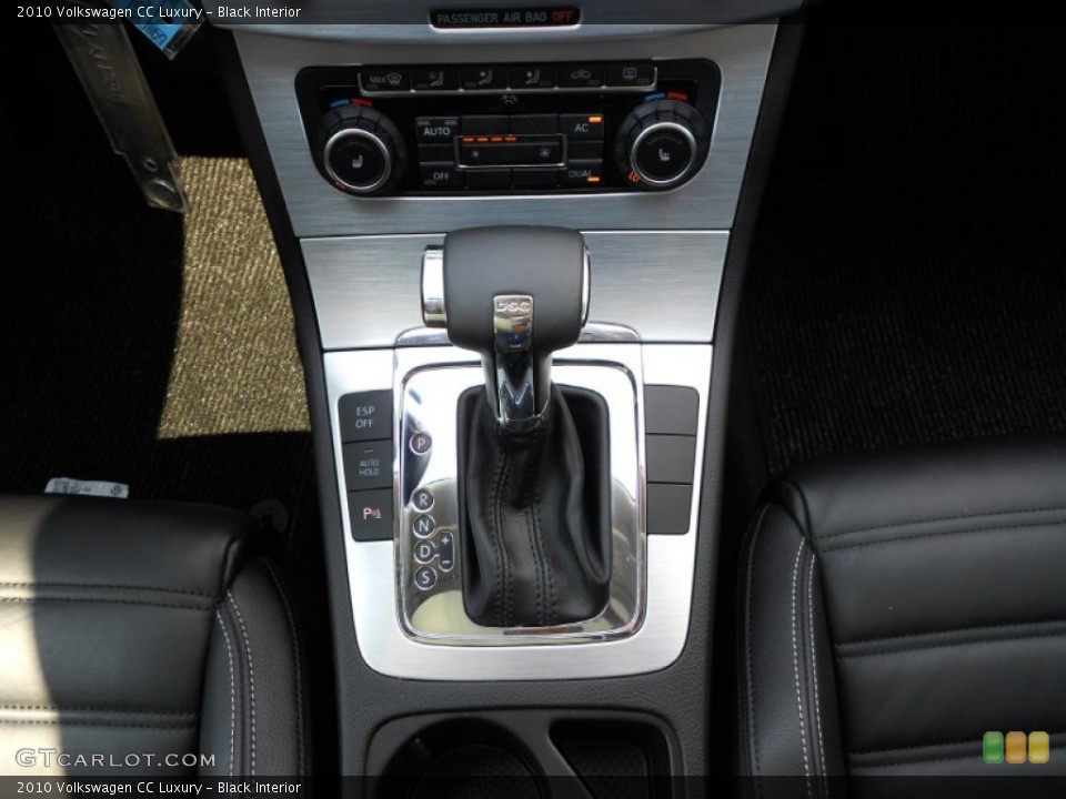 Black Interior Transmission for the 2010 Volkswagen CC Luxury #53700099