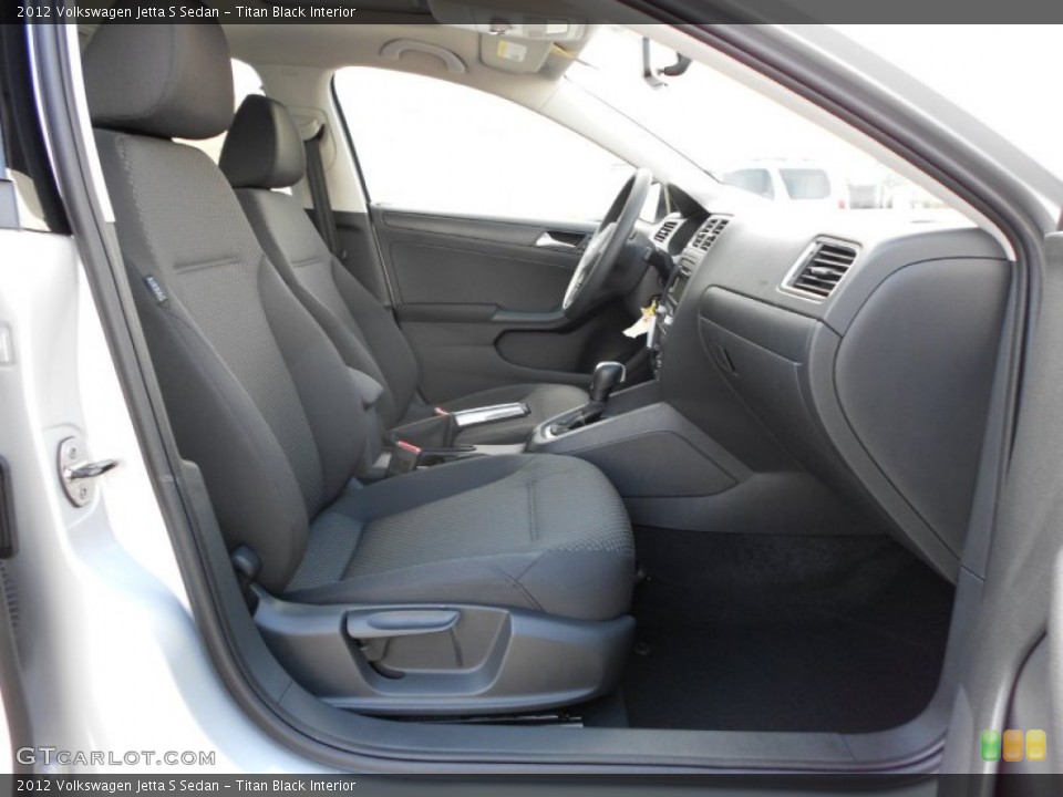 Titan Black Interior Photo for the 2012 Volkswagen Jetta S Sedan #53700387