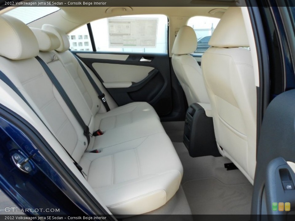 Cornsilk Beige Interior Photo for the 2012 Volkswagen Jetta SE Sedan #53700522