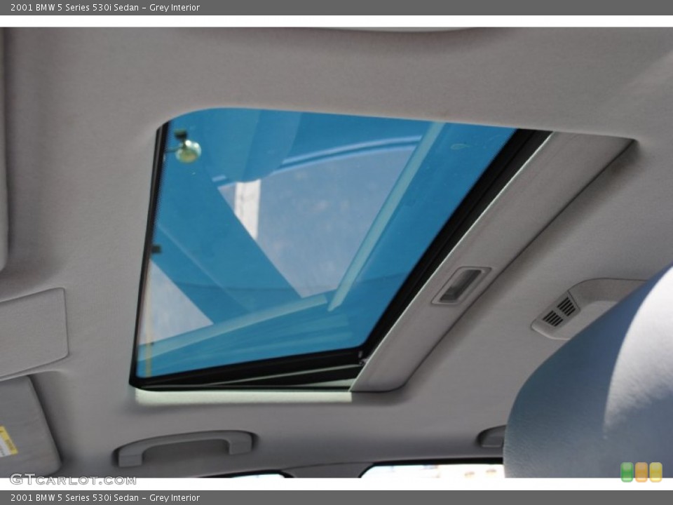 Grey Interior Sunroof for the 2001 BMW 5 Series 530i Sedan #53700606