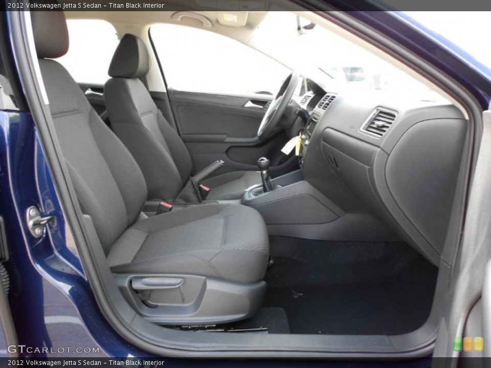 Titan Black Interior Photo for the 2012 Volkswagen Jetta S Sedan #53700654