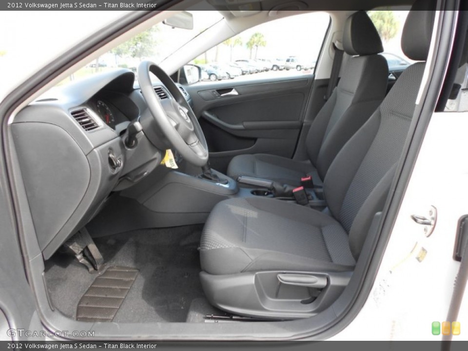 Titan Black Interior Photo for the 2012 Volkswagen Jetta S Sedan #53700783