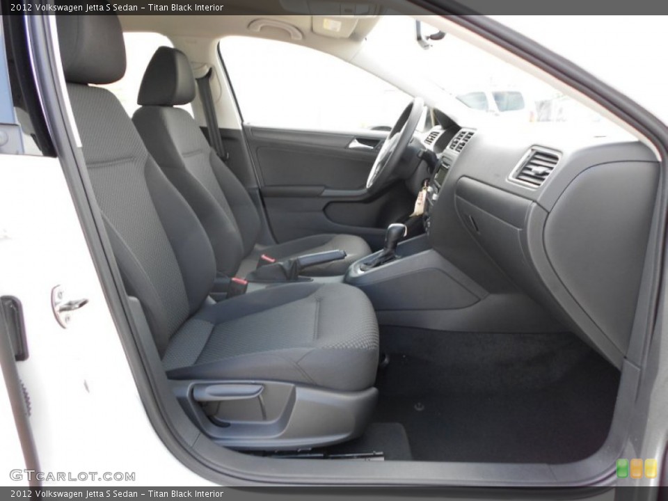 Titan Black Interior Photo for the 2012 Volkswagen Jetta S Sedan #53700789