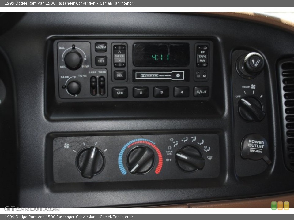 Camel/Tan Interior Audio System for the 1999 Dodge Ram Van 1500 Passenger Conversion #53700816
