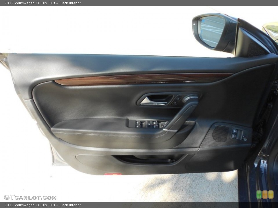 Black Interior Door Panel for the 2012 Volkswagen CC Lux Plus #53701161