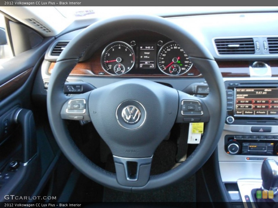 Black Interior Gauges for the 2012 Volkswagen CC Lux Plus #53701197