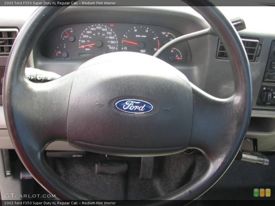 Medium Flint Interior Steering Wheel for the 2003 Ford F350 Super Duty XL Regular Cab #53703171