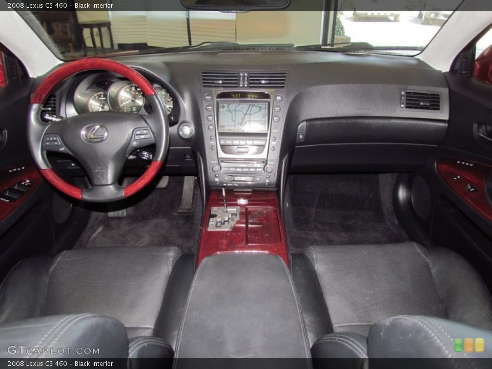 Black Interior Dashboard for the 2008 Lexus GS 460 #53707968