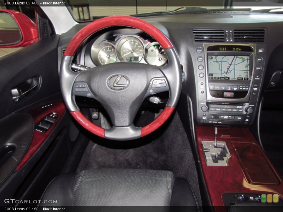 Black Interior Steering Wheel for the 2008 Lexus GS 460 #53707971