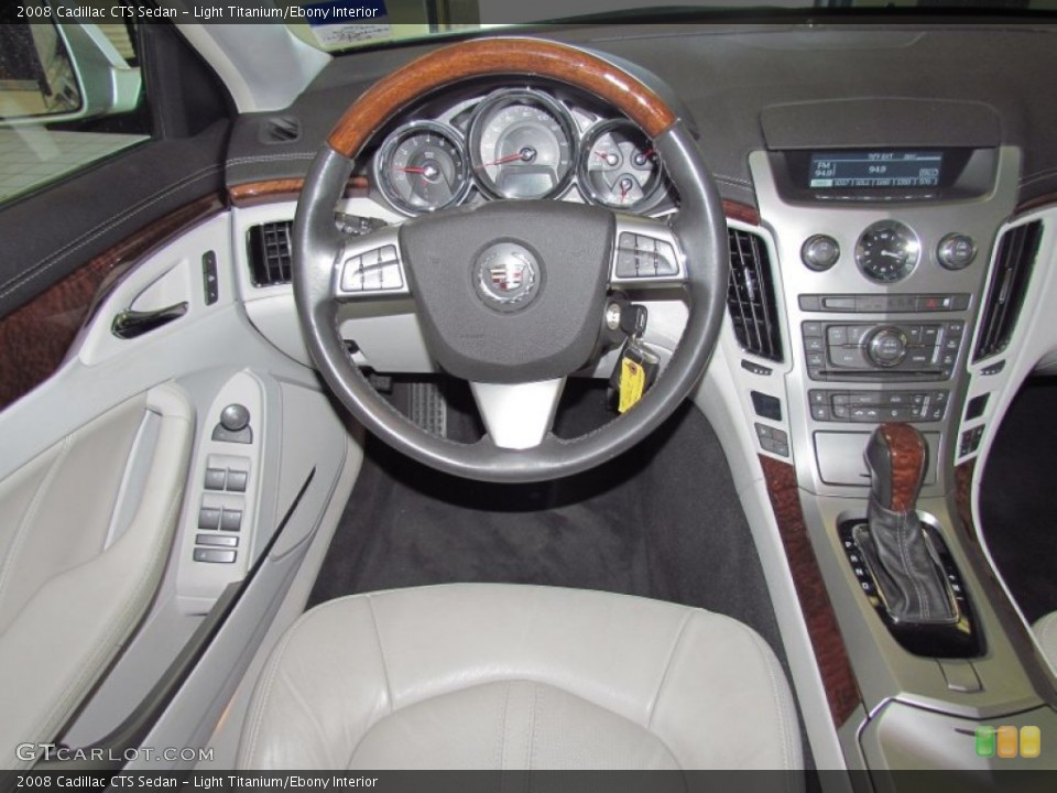 Light Titanium/Ebony Interior Dashboard for the 2008 Cadillac CTS Sedan #53709282