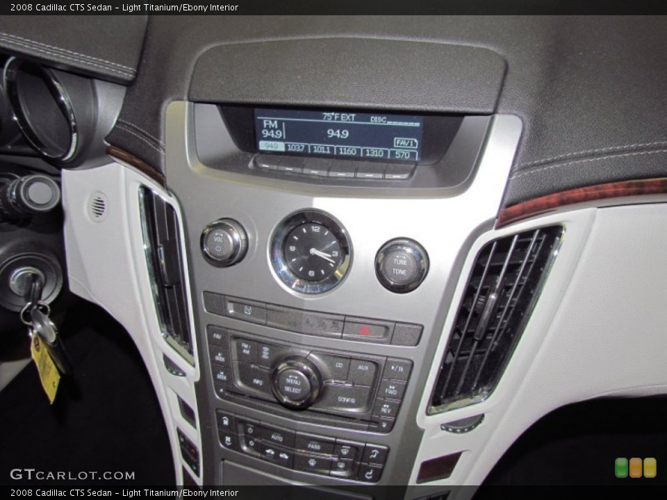 Light Titanium/Ebony Interior Controls for the 2008 Cadillac CTS Sedan #53709288