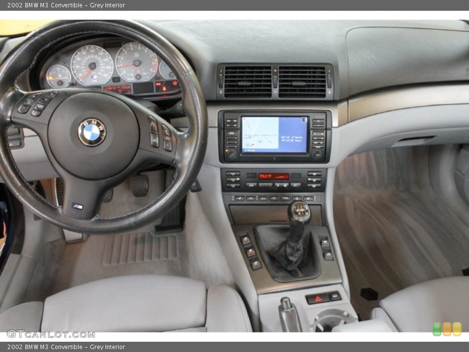 Grey Interior Dashboard for the 2002 BMW M3 Convertible #53710401