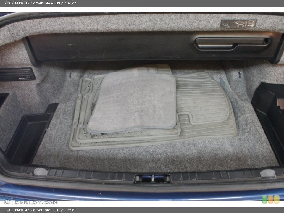 Grey Interior Trunk for the 2002 BMW M3 Convertible #53710425