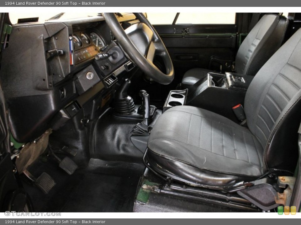 Black Interior Photo for the 1994 Land Rover Defender 90 Soft Top #53710590