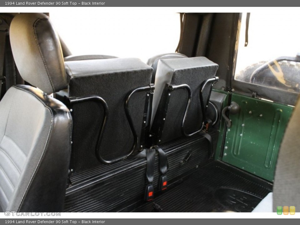 Black Interior Photo for the 1994 Land Rover Defender 90 Soft Top #53710593