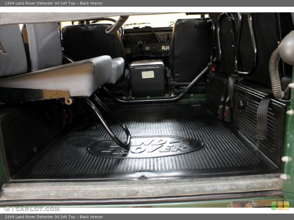 Black Interior Photo for the 1994 Land Rover Defender 90 Soft Top #53710596