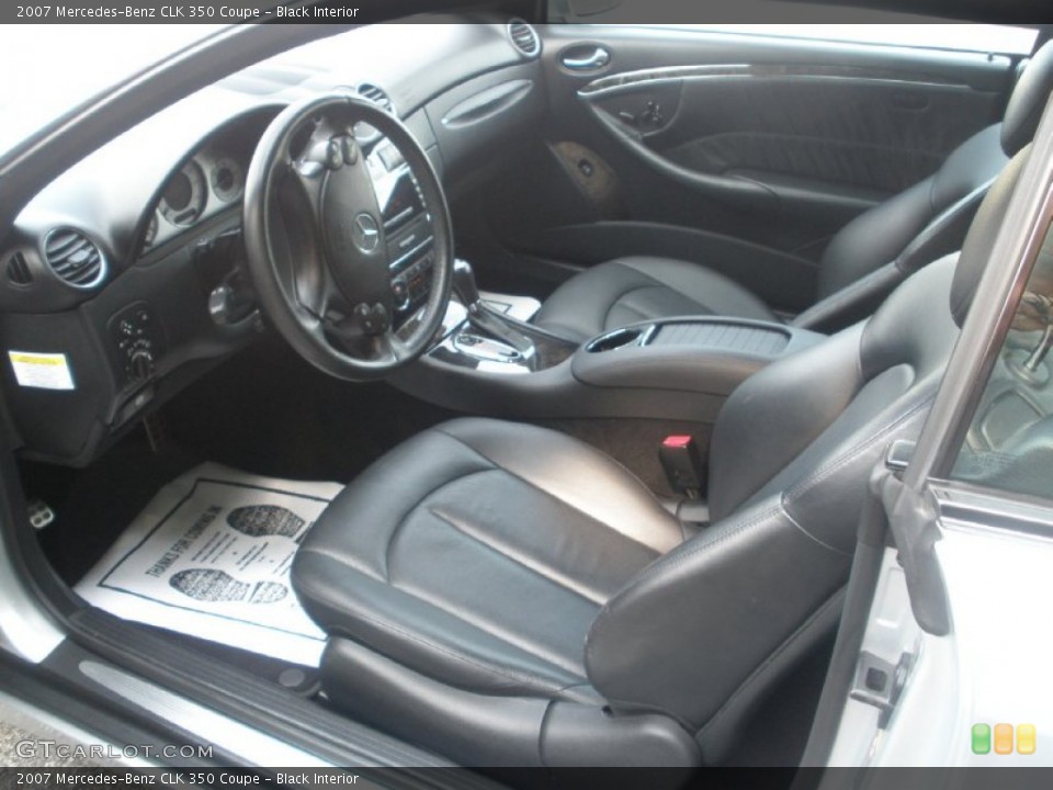 Black Interior Photo for the 2007 Mercedes-Benz CLK 350 Coupe #53711043