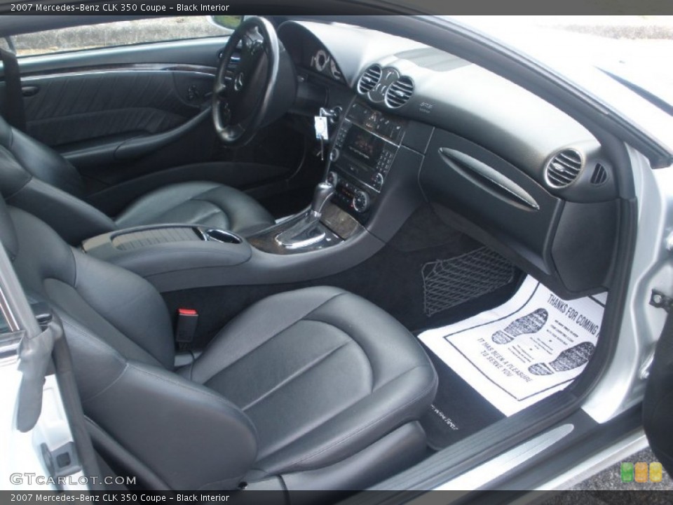 Black Interior Photo for the 2007 Mercedes-Benz CLK 350 Coupe #53711112
