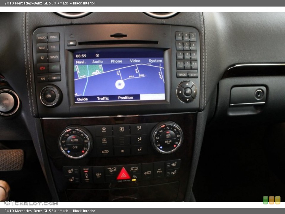 Black Interior Controls for the 2010 Mercedes-Benz GL 550 4Matic #53711289