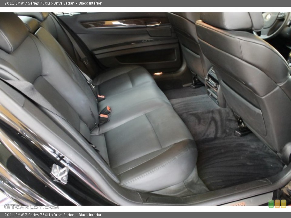 Black Interior Photo for the 2011 BMW 7 Series 750Li xDrive Sedan #53711664
