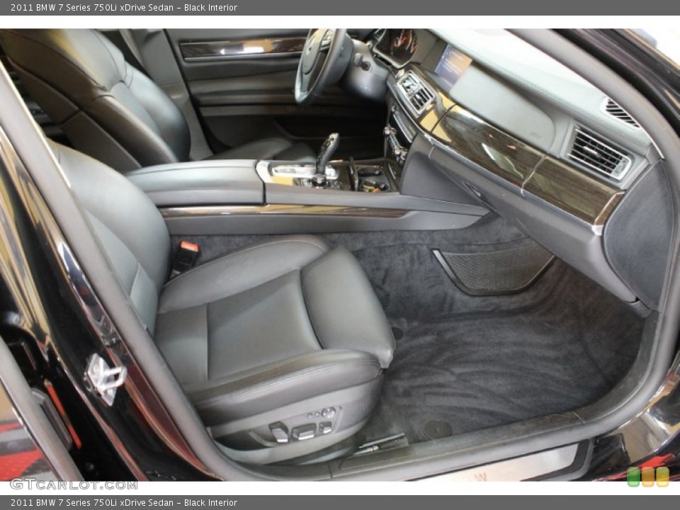 Black Interior Photo for the 2011 BMW 7 Series 750Li xDrive Sedan #53711670
