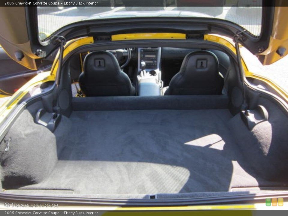 Ebony Black Interior Trunk for the 2006 Chevrolet Corvette Coupe #53712885