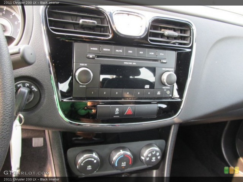 Black Interior Audio System for the 2011 Chrysler 200 LX #53714661