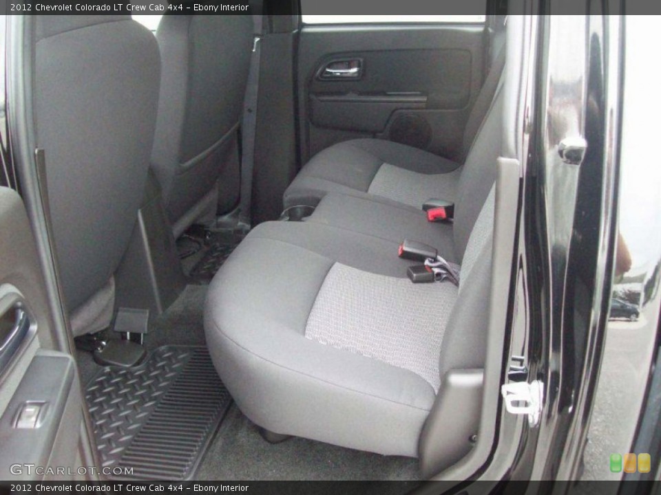 Ebony Interior Photo for the 2012 Chevrolet Colorado LT Crew Cab 4x4 #53714676
