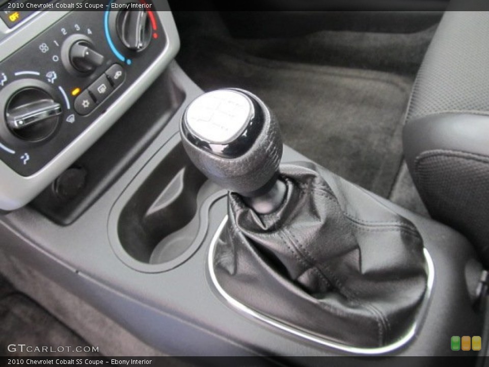 Ebony Interior Transmission for the 2010 Chevrolet Cobalt SS Coupe #53716107