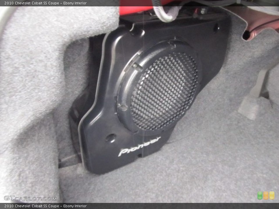 Ebony Interior Audio System for the 2010 Chevrolet Cobalt SS Coupe #53716146