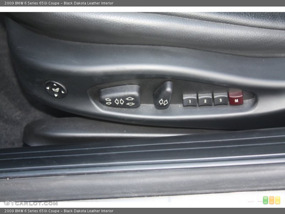 Black Dakota Leather Interior Controls for the 2009 BMW 6 Series 650i Coupe #53716362