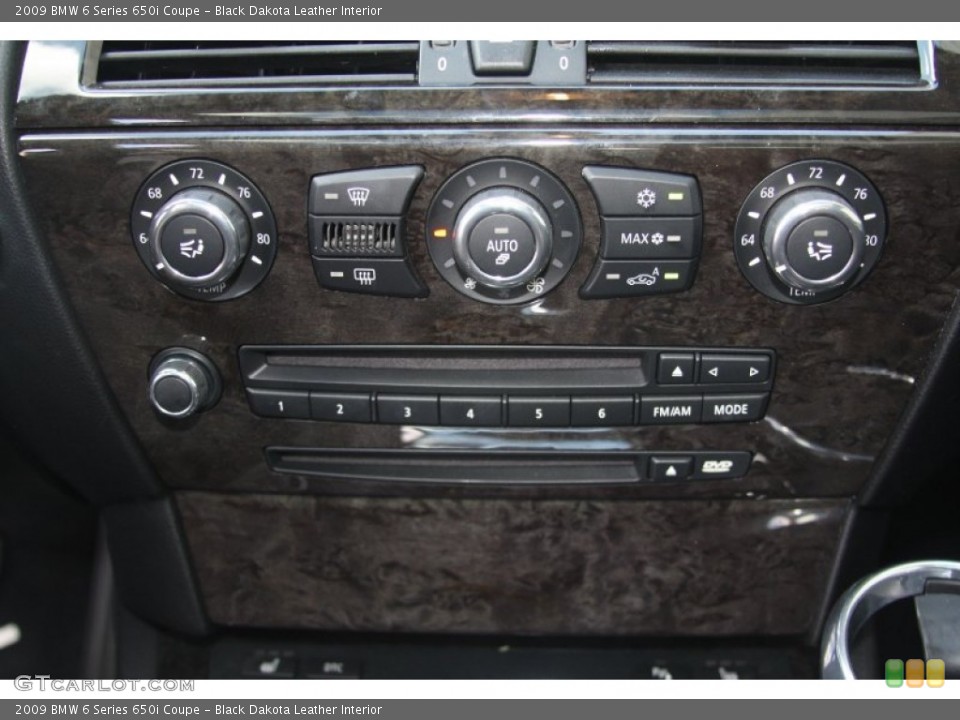 Black Dakota Leather Interior Controls for the 2009 BMW 6 Series 650i Coupe #53716400