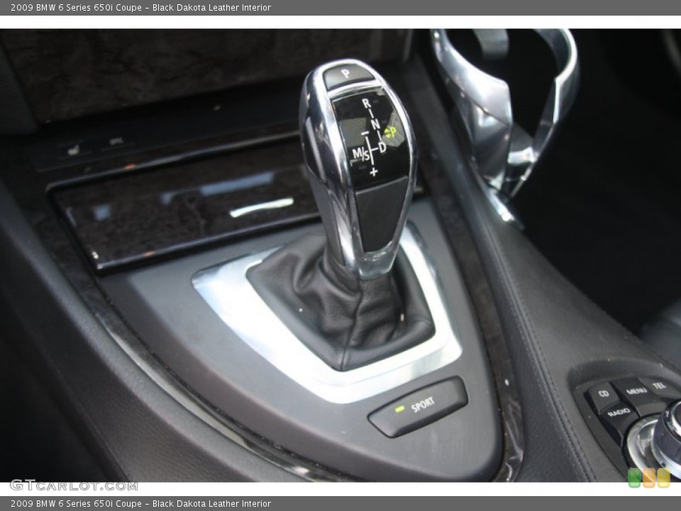 Black Dakota Leather Interior Transmission for the 2009 BMW 6 Series 650i Coupe #53716425