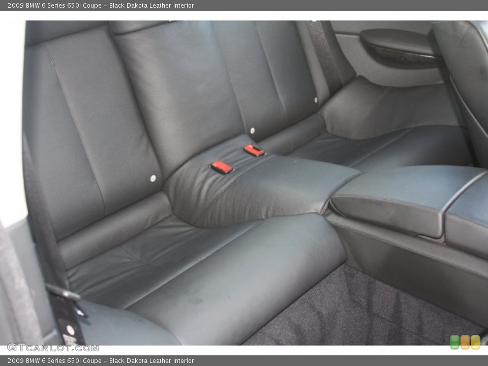Black Dakota Leather Interior Photo for the 2009 BMW 6 Series 650i Coupe #53716494