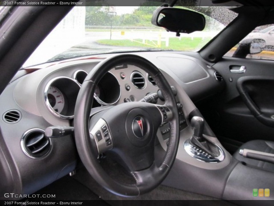 Ebony Interior Dashboard for the 2007 Pontiac Solstice Roadster #53716686