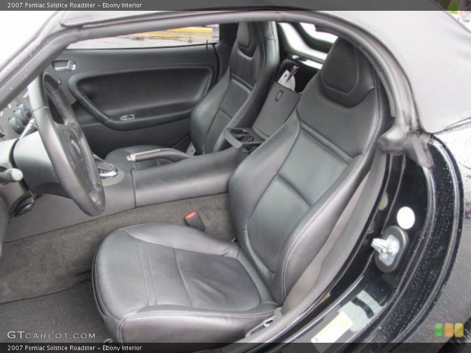 Ebony Interior Photo for the 2007 Pontiac Solstice Roadster #53716695