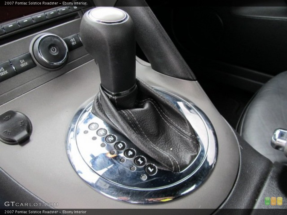 Ebony Interior Transmission for the 2007 Pontiac Solstice Roadster #53716701