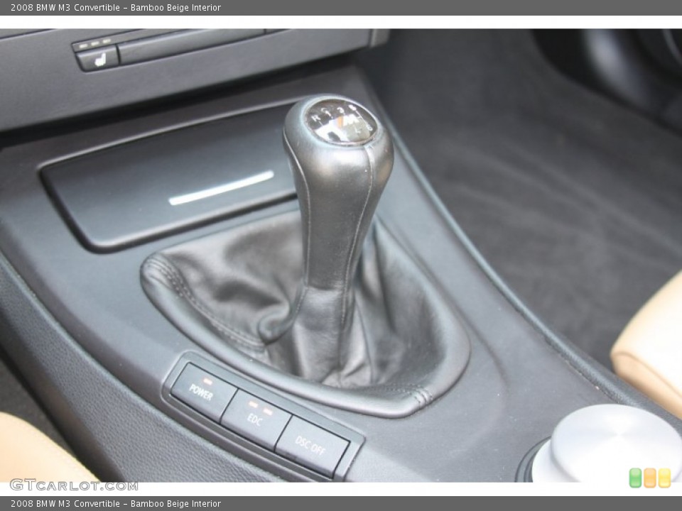 Bamboo Beige Interior Transmission for the 2008 BMW M3 Convertible #53716905
