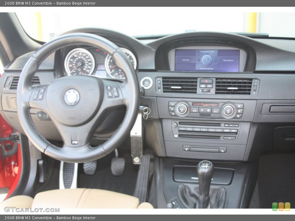 Bamboo Beige Interior Dashboard for the 2008 BMW M3 Convertible #53716956