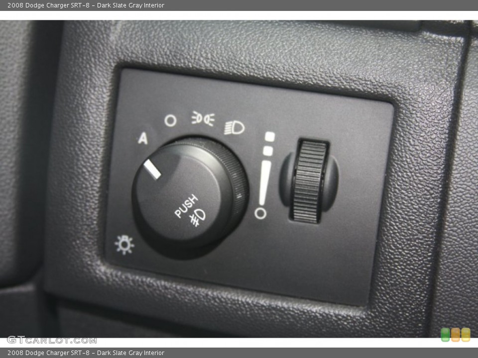 Dark Slate Gray Interior Controls for the 2008 Dodge Charger SRT-8 #53717427