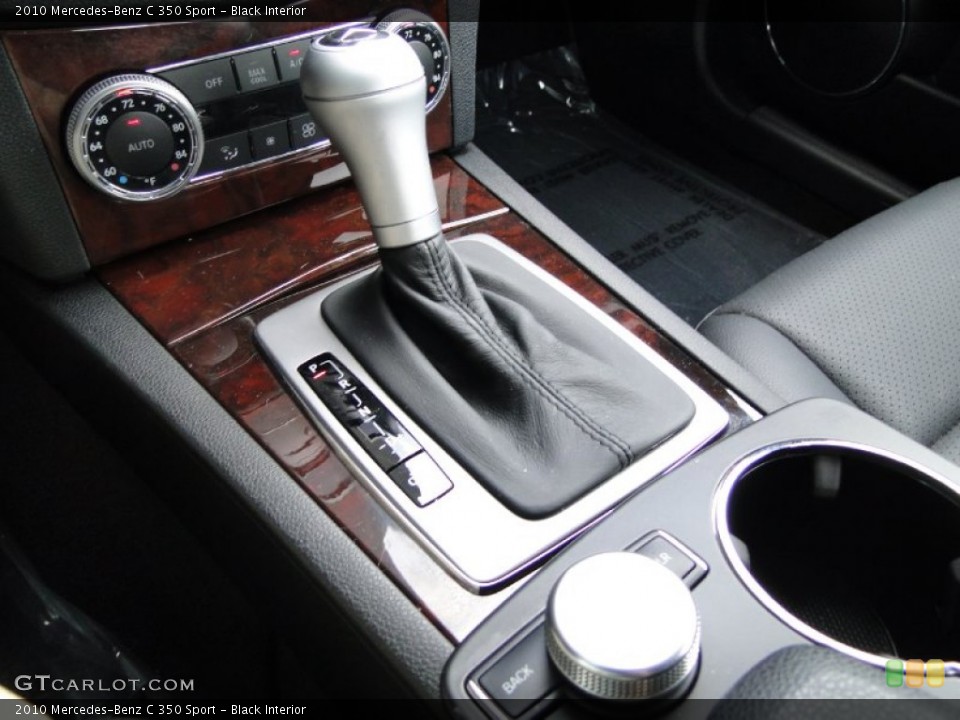 Black Interior Transmission for the 2010 Mercedes-Benz C 350 Sport #53718624