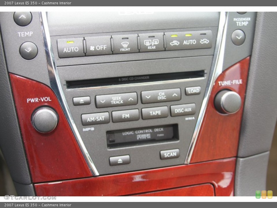 Cashmere Interior Controls for the 2007 Lexus ES 350 #53718693